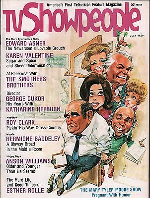 TV Showpeople Magazine July 1975 Edward Asner, Roy Clark EX 112315DBE2