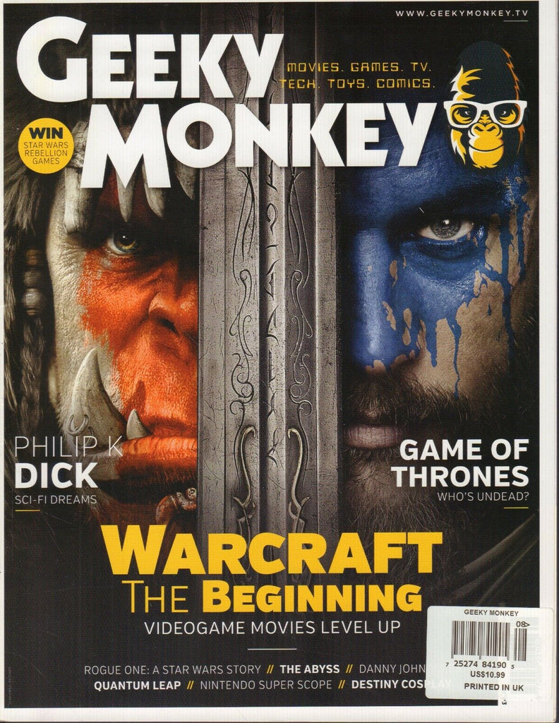 Geek Monkey 2016 Game of thrones Warcraft 012418nonDBE