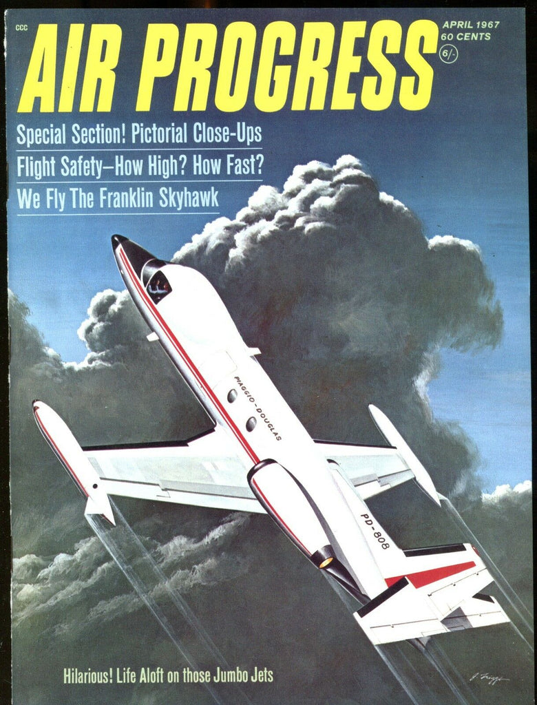 Air Progress Magazine April 1967 Jumbo Jets Skyhawk EX No ML 120216jhe