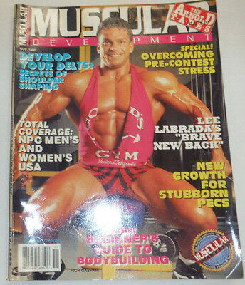 Muscular Development Magazine Lee Labrada November 1992 112514R