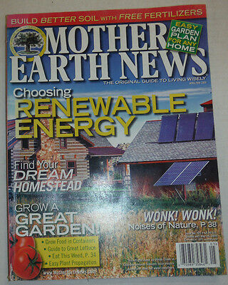 The Mother Earth News Magazine Choosing Renewable Energy April/May 2008 020515R