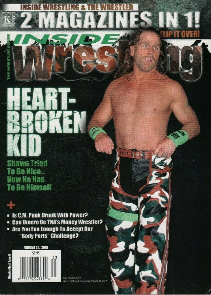 Inside Wrestling The Wrestler Vol. 33 2010 Shawn Michaels AJ Styles 032619DBE