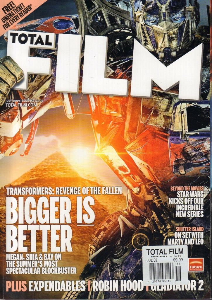 Total Film July 2009 Transformers Revenge of The Fallen Shutter Island 022818DBE