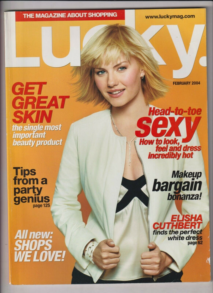 Lucky Mag Elisha Cuthbert Great Skin February 2004 030620nonr