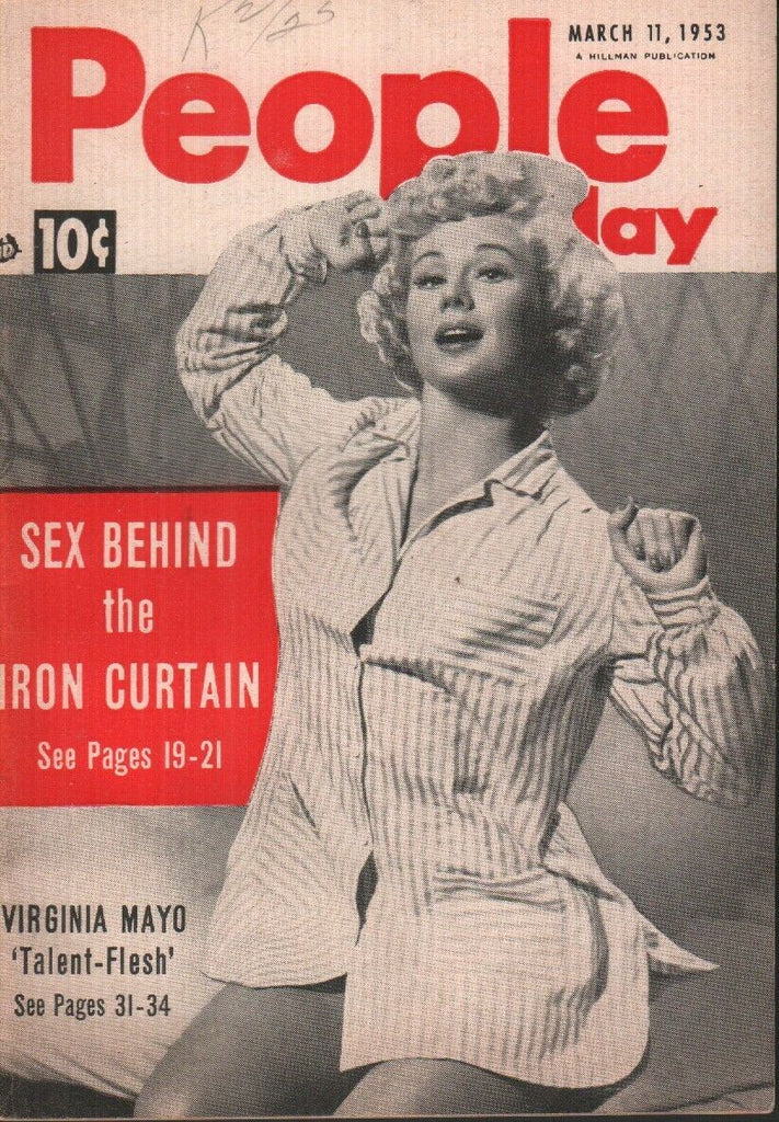 People Today March 11 1953 Virginia Mayo Cheesecake Pin Up 070819AME
