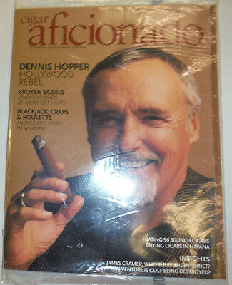 Cigar Aficionado Magazine Dennis Hopper SEALED February 2001 033115R
