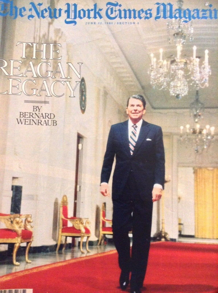 The New York Times Magazine Ronald Reagan Legacy June 22, 1986 042018nonrh