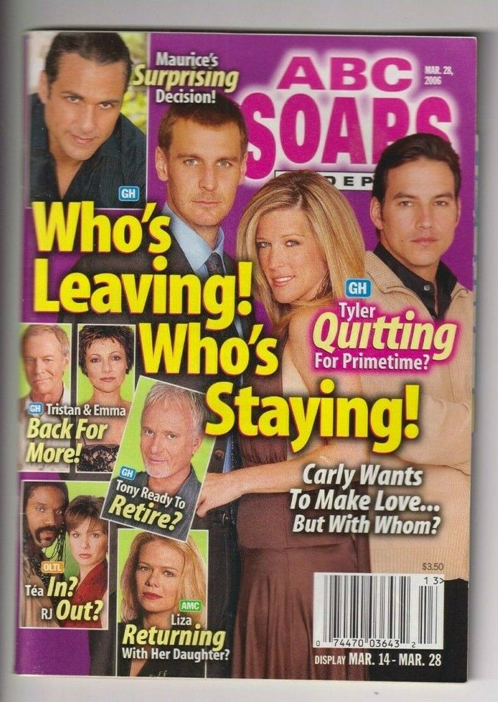 ABC Soaps Mag GH Laura Wright Anthony Geary March 28, 2006 111719nonr