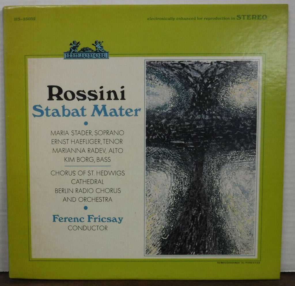 Gioacchino Rossini Stabat Mater Ferenc Fricsay HS 25032 3047 092717mne