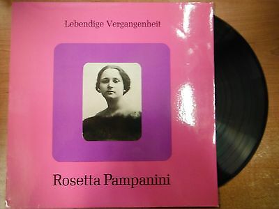 33 RPM Vinyl Rosetta Pampanini Lebendige Vergangenheit LV221 022715SM