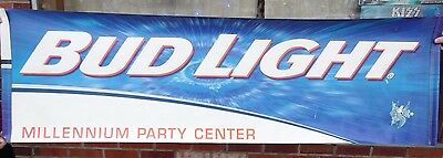 Budweiser Millenium Party Center 70x21" Sign Banner Advertisement