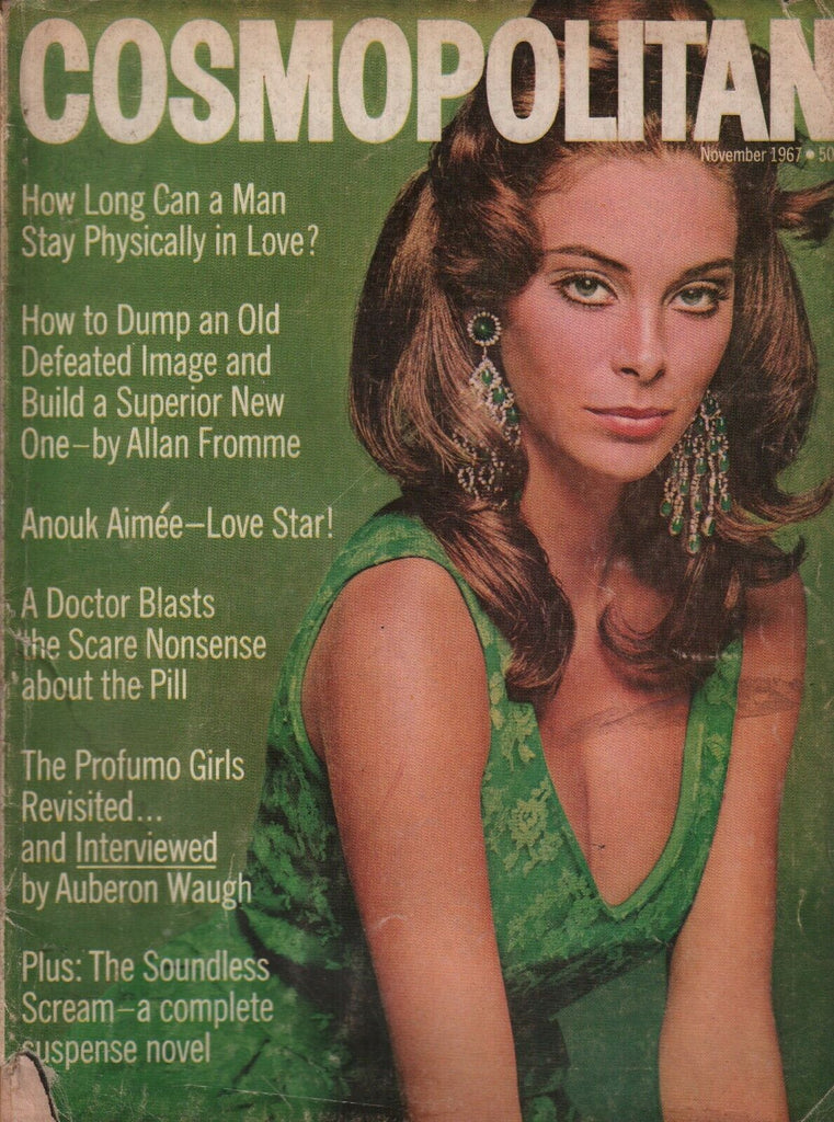Cosmopolitan Magazine Nov 1967 Anouk Aimee Paula Pritchett Scavullo 080819AME