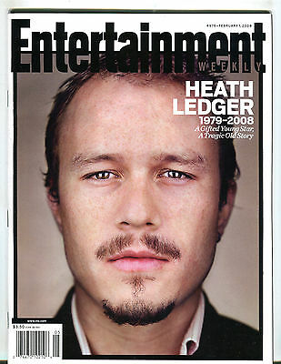 Entertainment Weekly Magazine February 1 2008 Heath Ledger EX 050516jhe
