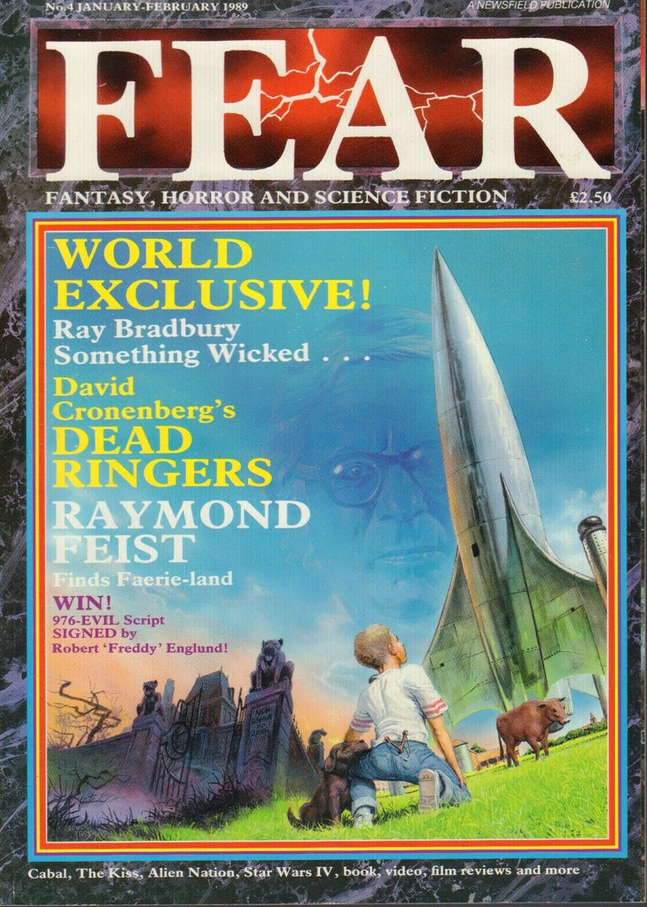 Fear January-February 1989 Ray Bradbury Raymond Feist 012918DBE