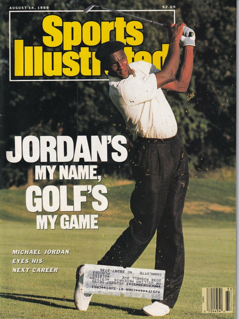 Sports Illustrated Michael Jordan Golf Career August 14, 1989 041019nonr