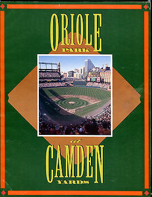 1992 Official Program/Scorecard Baltimore Orioles vs. NY Yankees EX 040816jhe