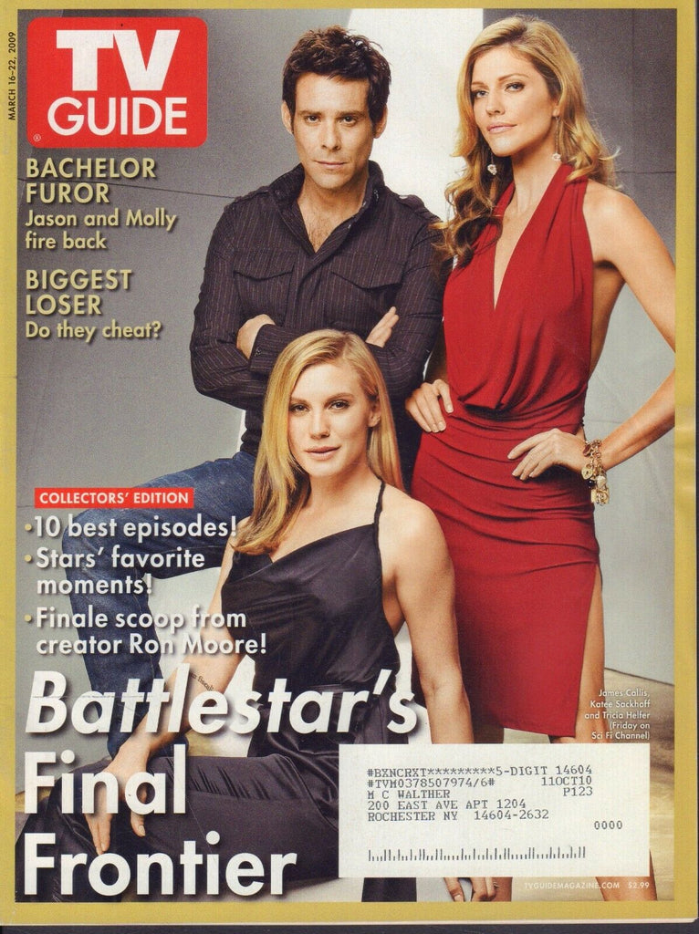 TV Guide March 16-22 2009 Battlestar Galactica w/ML 080817nonDBE