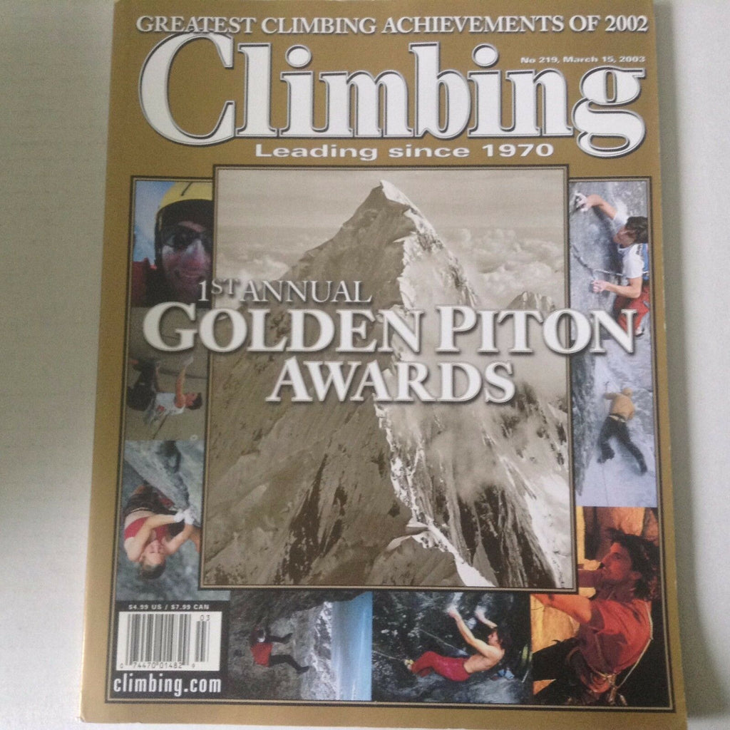 Climbing Magazine 1st Golden Piton Awards March 15, 2003 060317nonrh