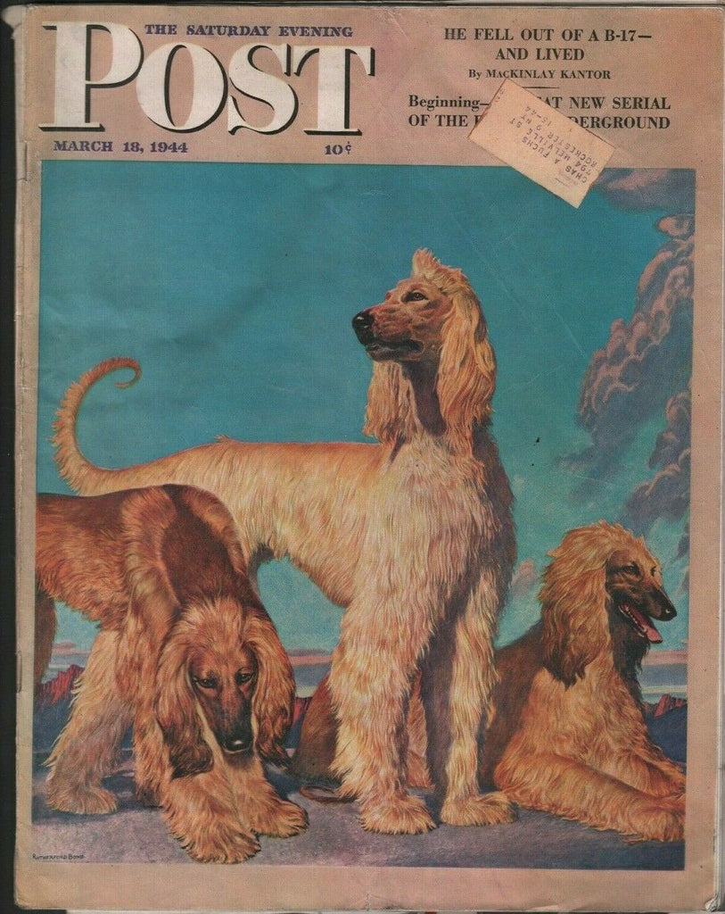 The Saturday Evening Post Mag Falling Out Of A B-17 March 18, 1944 010620nonr