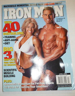 Iron Man Magazine 40 Bodybuilding Anti-Aging April 2005 101014R2