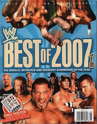 WWE Magazine Best of 2007 January 2008 John Cena, The Undertaker EX 123115DBE