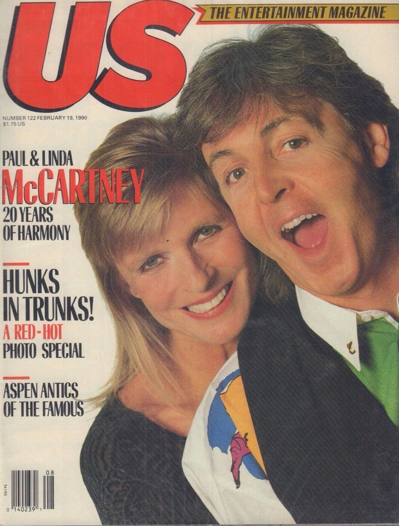 US Magazine Paul & Linda McCartney February 19, 1990 NO ML 012918nonr