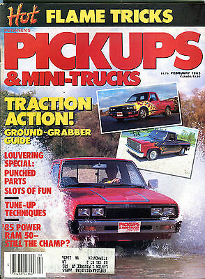 Pickups & Mini-Trucks February 1985 Traction Action! EX 012816jhe