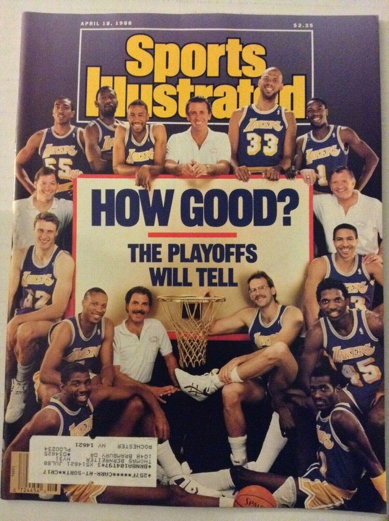 Sports Illustrated Lakers Kareem Abdul Jabbar April 18, 1988 030319nonrh