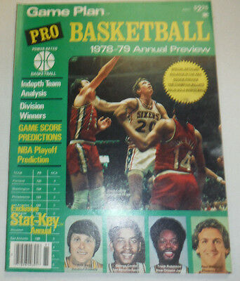 GamePlan Pro Basketball Magazine Rick Barry 1978-79 122314R2
