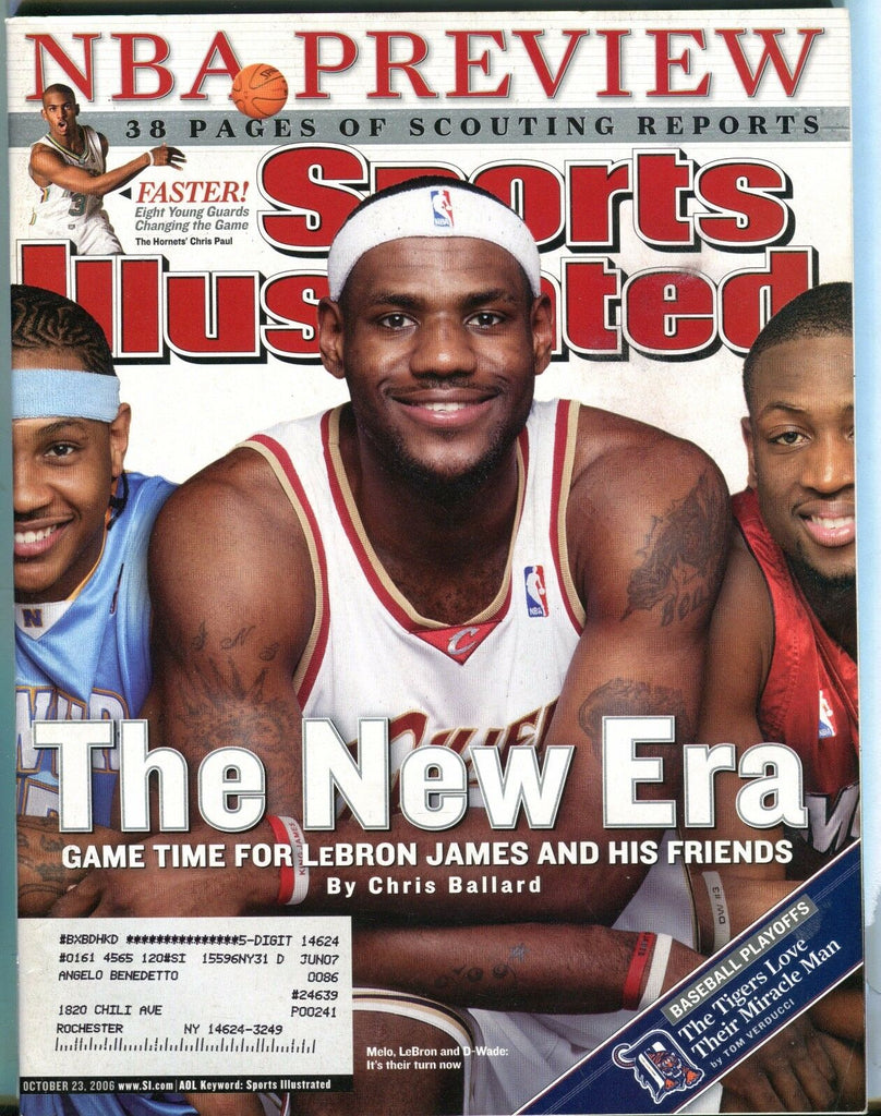 Sports Illustrated Magazine October 23 2006 Lebron James EX w/ML 030817nonjhe