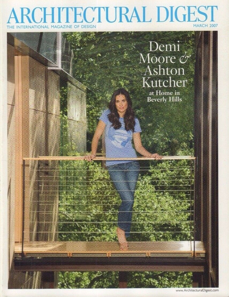 Architectural Digest March 2007 Demi Moore, Ashton Kutcher 021417DBE