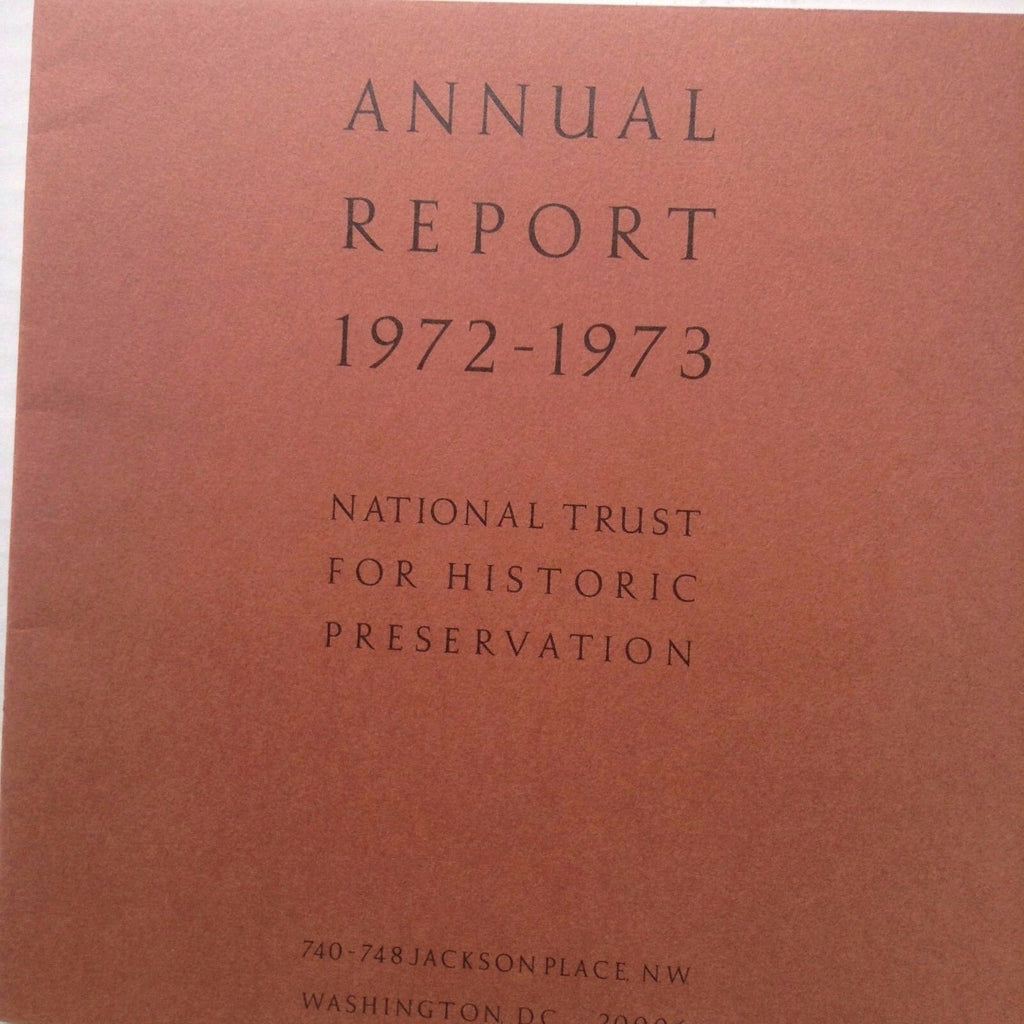 National Trust For Historic Preservation Magazine 1972-1973 091417nonrh