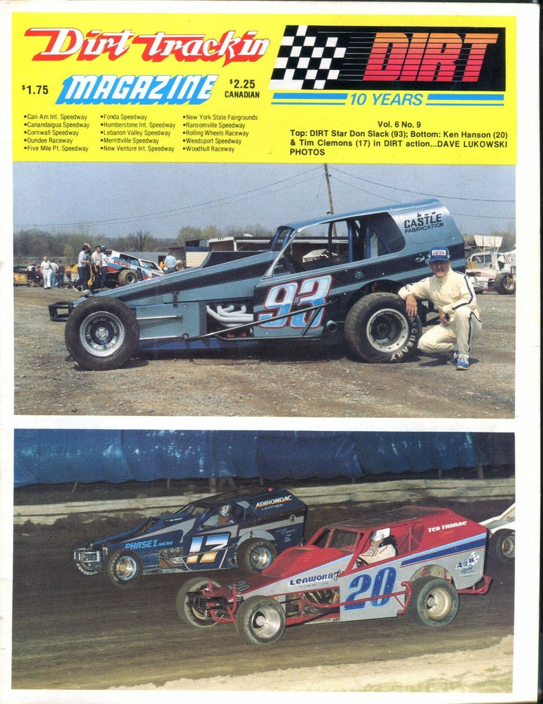 Dirt Trackin Magazine Volume 6 No. 9 Don Slack EX 033117nonjhe