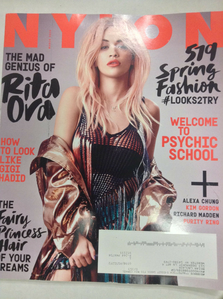 Nylon Magazine Rita Ora Spring Fashion March 2015 051717nonr
