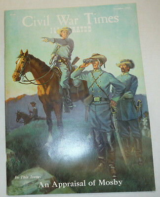 Civil War Times Magazine An Appraisal Of Mosby November 1965 021315R