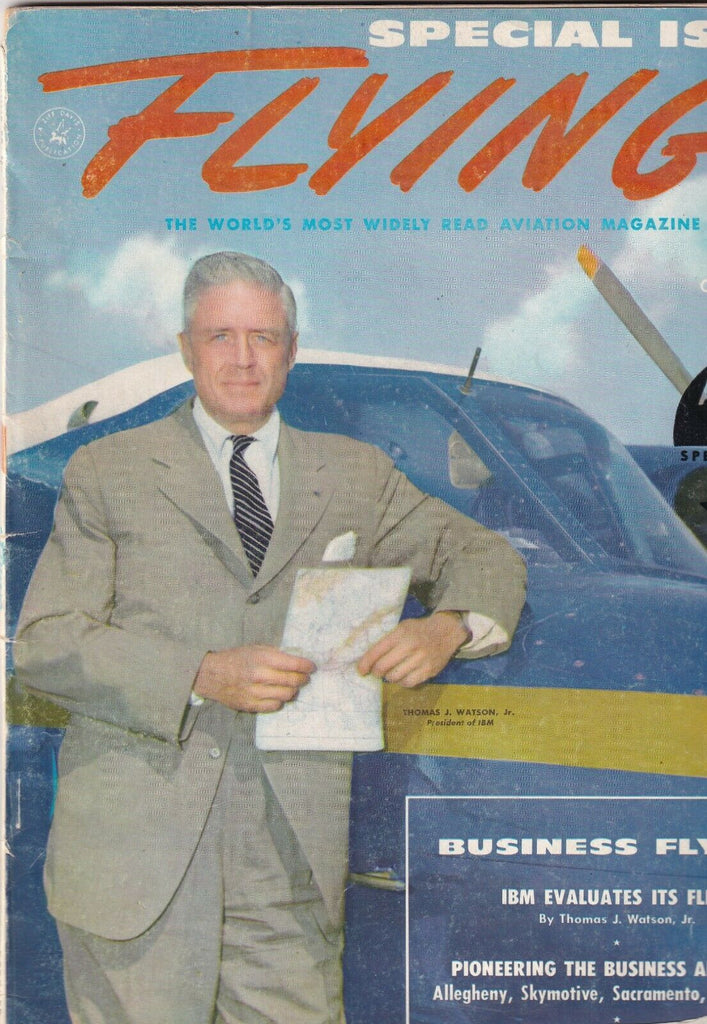 Flying Magazine Business Flying IBM Evaluates October 1956 082419nonr