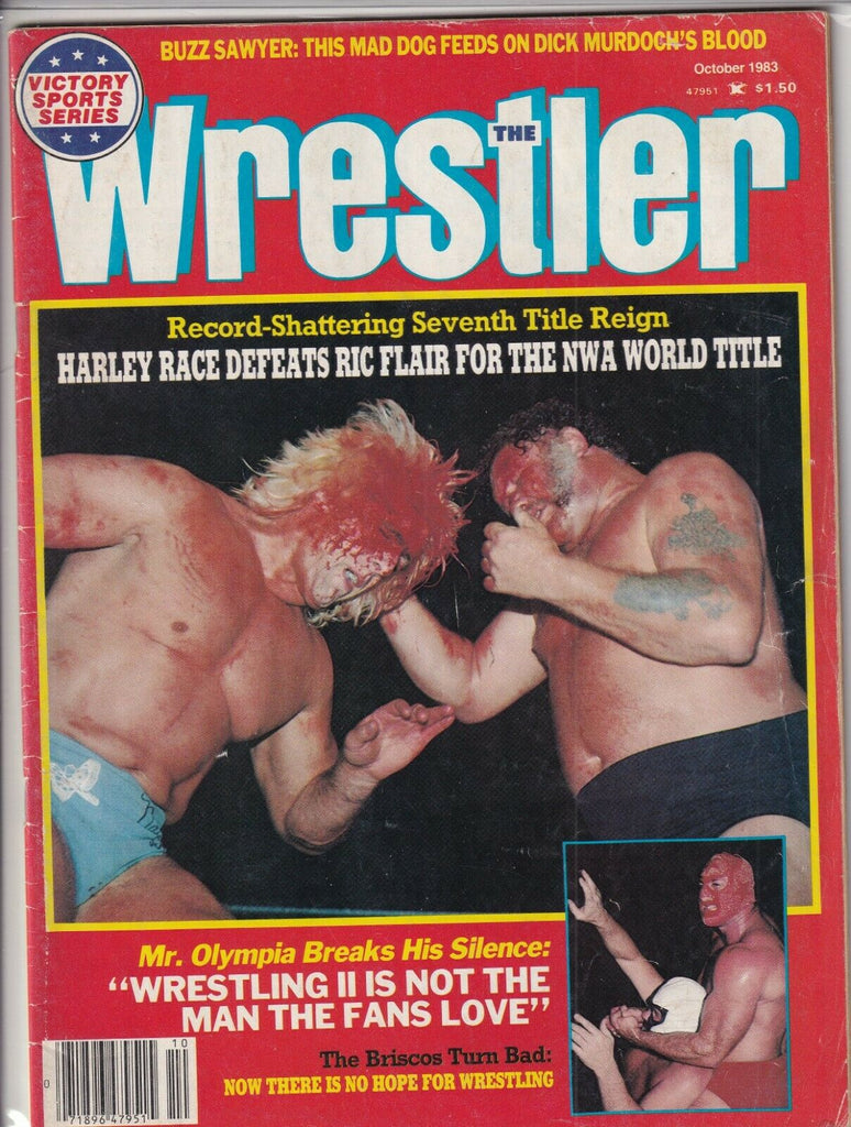 The Wrestler Magazine Harley Race Ric Flair Mad Dog October 1983 060319nonr