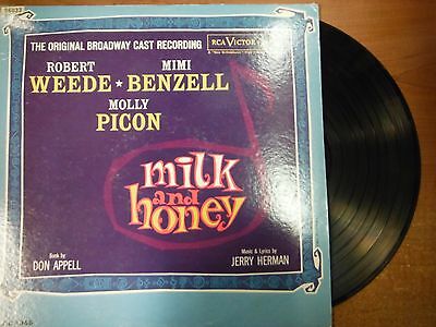 33 RPM Vinyl Weede Benzell Picon Milk& Honey RCA Records LOC1065 LP 031615SM