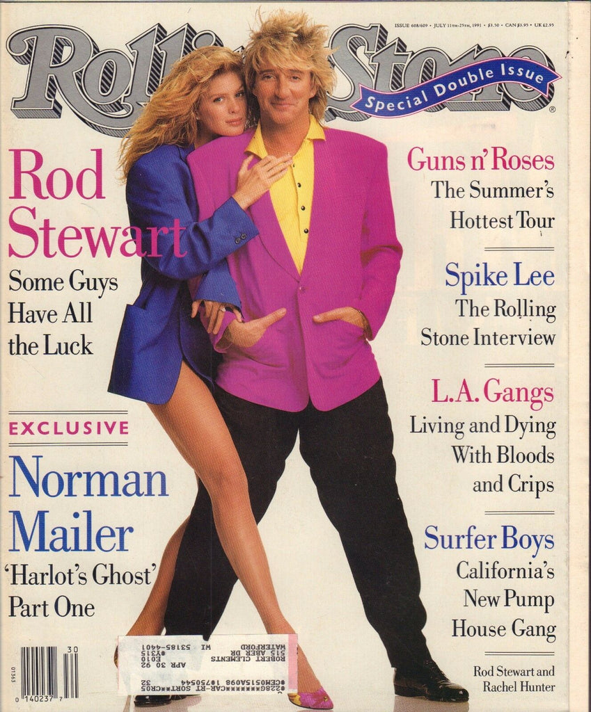 Rolling Stone July 11-25 1991 Rod Stewart, Spike Lee w/ML 122616DBE