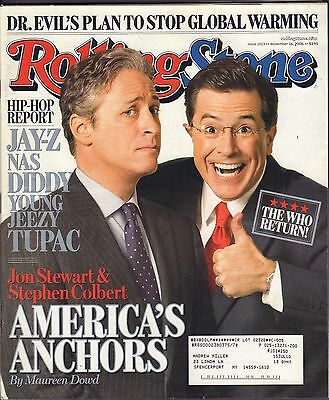 Rollingstone November 2006 Jon Stewart, Stephen Colbert w/ML VG 062316DBE