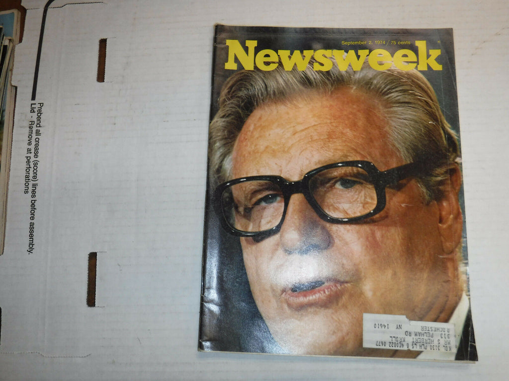 Newsweek Magazine Gerald Ford Rodger Davis Death September 2, 1974 100316R