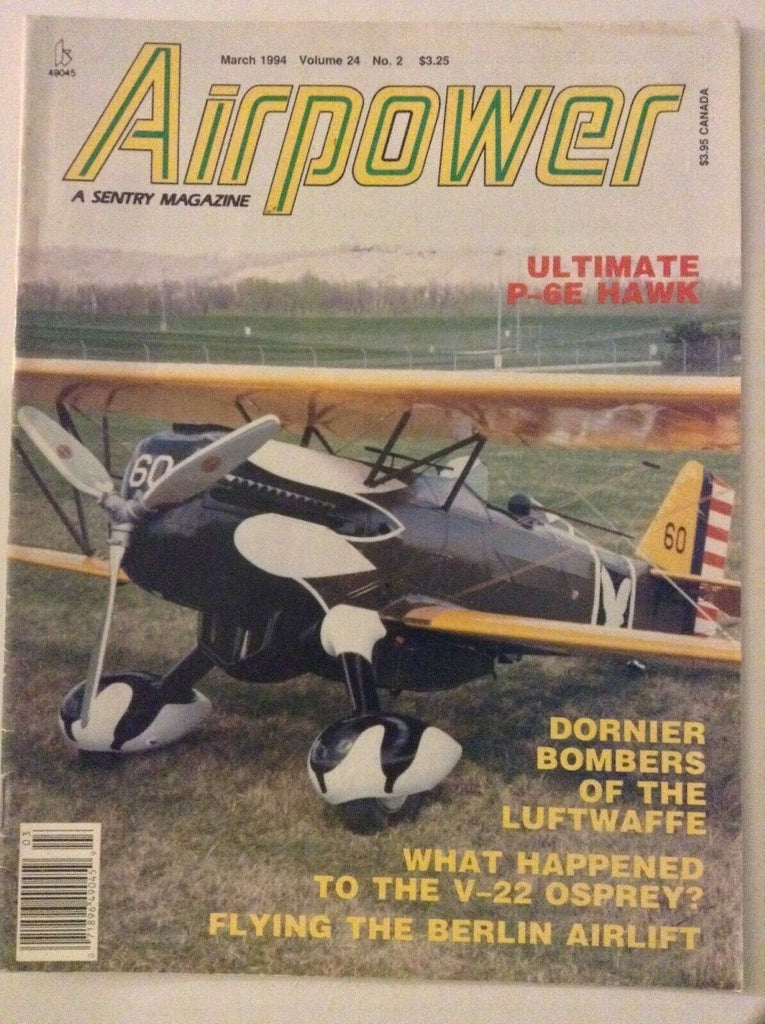 Airpower Magazine Ultimate P-6E hawk Dornier Bombers March 1994 050319nonrh