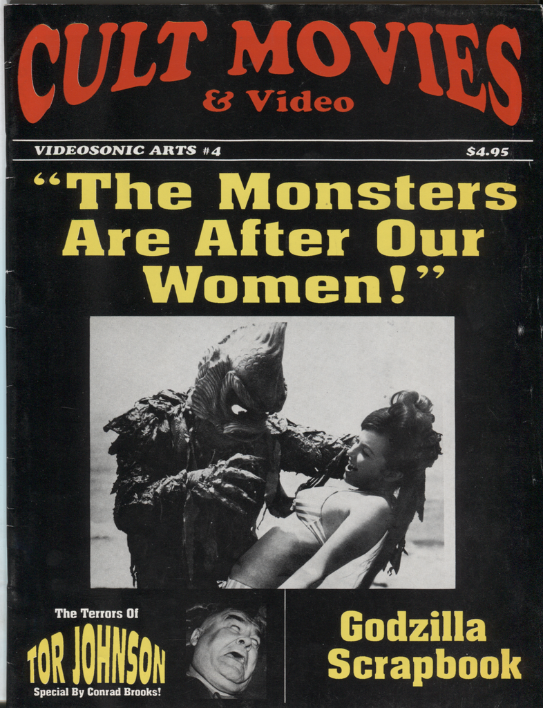 Cult Movies & Video Videosonic Arts #4 Tor Johnson Godzilla Scrapbook 081120DBE