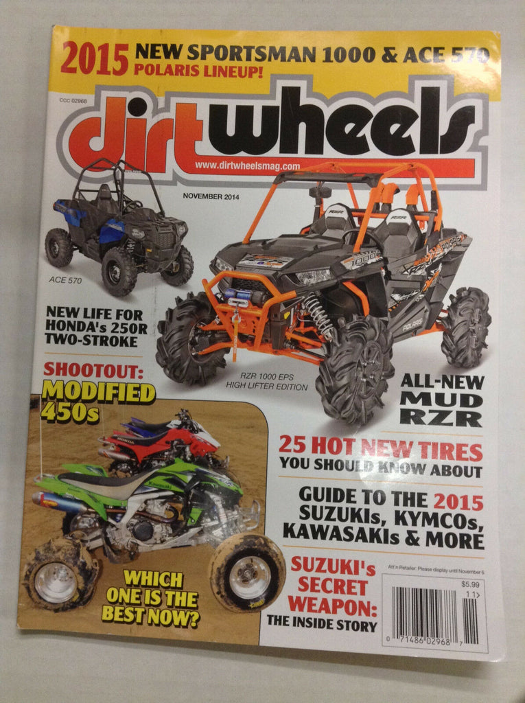 Dirt Wheels Magazine Honda 250R Two-Stroke RZR 1000 November 2014 032717nonR