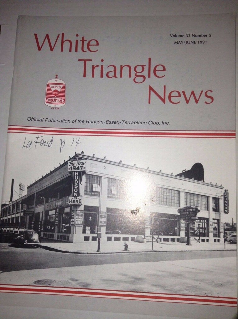 White Triangle News Magazine Long Lost Terraplane May/June 1991 040117NONRH