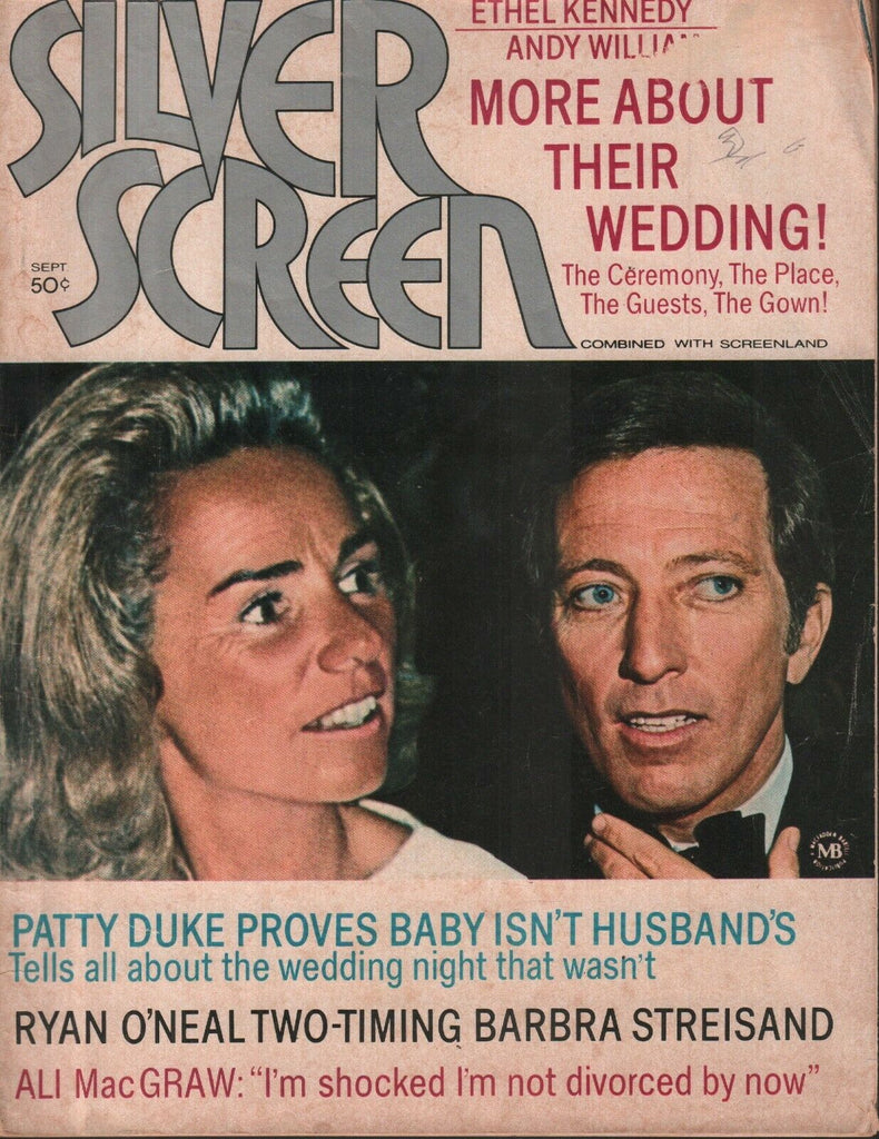 Silver Screen September 1971 Ethel Kennedy Andy Williams 072219AME