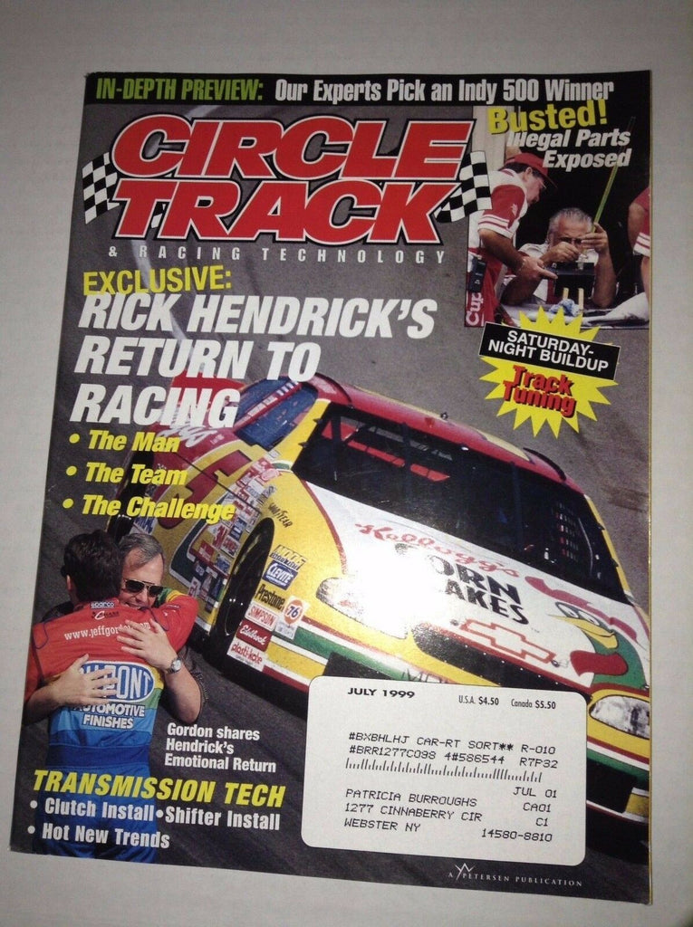 Circle Track Magazine Rick Hendricks Returns July 1999 040417NONRH