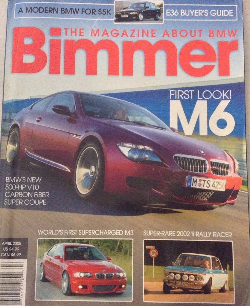 The Bimmer Magazine BMW M6 First Look April 2005 080217nonrh