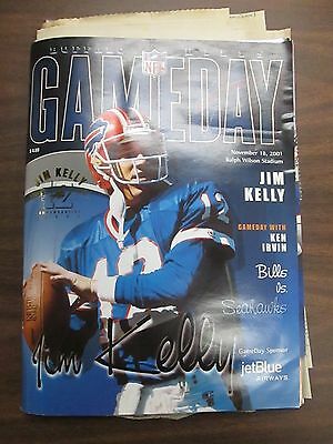 Jim Kelly Collectible Lot, Magazine, Newspaper Articles & Game Ticket 082714ame