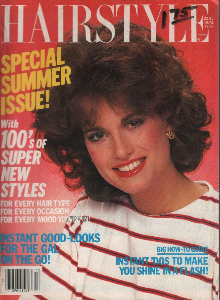 Hairstyle Summer 1985 Vintage Beauty Hair Magazine 072619AME2